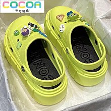 洞洞鞋女夏外穿芝麻街新款2023厚底防滑ins網紅兩穿包頭沙灘涼拖-可可鞋櫃 歷史價格詳細信息