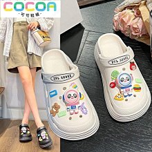 新款女士透氣防水防滑厚底沙灘洞洞鞋e包頭涼鞋 歷史價格詳細信息