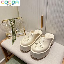 拖鞋女外穿時尚2019夏季新款韓版社會透明粗跟懶人半拖鞋 歷史價格詳細信息