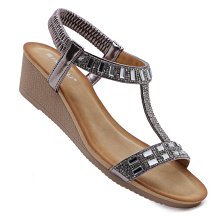 坡跟涼鞋民族風草編松糕厚底涼鞋高跟學生涼鞋大小碼33-43碼 草編楔形鞋 楔形涼鞋 增高厚底涼鞋 楔形涼拖鞋 女鞋 歷史價格詳細信息