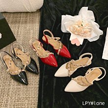 年新款漆皮黑色紅底細跟尖頭高跟性感百搭小眾氣質10cm單 歷史價格詳細信息