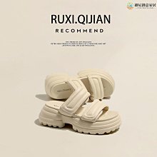 涼拖鞋女夏2023新款時尚外穿平跟防滑情侶沙灘鞋一字百搭軟木拖鞋 歷史價格詳細信息