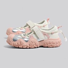 網面透氣老爹鞋女2024年夏季新款厚底個性小眾珍珠運動鞋 歷史價格詳細信息