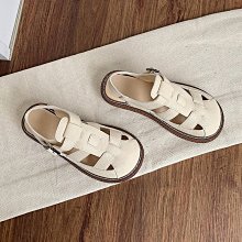 願望生活~平底鞋 夏季馬丁靴松糕短靴真皮魚嘴涼靴女高幫厚底鏤空平底羅 歷史價格詳細信息