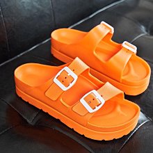 願望生活~夏日經典款厚底 一字涼鞋【快速】厚底涼鞋 拖鞋 休閒涼鞋 平底涼拖鞋 鬆高涼鞋 一字帶涼鞋 魔鬼氈涼鞋 歷史價格詳細信息