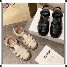 願望生活~鞋 編織羅馬鞋鏤空厚底鞋包頭學生女夏休閑沙灘鞋松糕底圓頭 歷史價格詳細信息