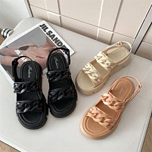 願望生活~厚底涼鞋女運動涼鞋夏季小香風魔術貼涼鞋小個子涼鞋 歷史價格詳細信息