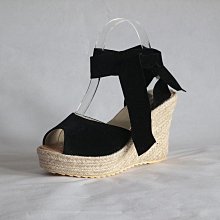 歐美大碼草編麻繩坡跟輕便涼鞋女厚底一字帶搭扣沙灘涼拖 草編楔形鞋 楔形涼鞋 增高厚底涼鞋 楔形涼拖鞋 女鞋 歷史價格詳細信息