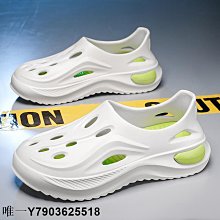 帆布包洞洞鞋踩屎感洞洞鞋男款夏季外穿沙灘戶外防滑厚底耐磨開車包頭半涼拖鞋 現貨 免運 歷史價格詳細信息