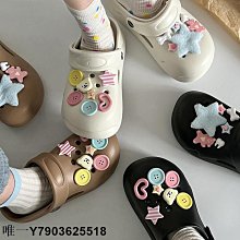 可愛卡通包頭拖鞋女夏季外穿2023年新款厚底防滑踩屎感沙灘洞洞鞋 歷史價格詳細信息