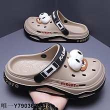 帆布包洞洞鞋踩屎感洞洞鞋男款夏季外穿沙灘戶外防滑厚底耐磨開車包頭半涼拖鞋 現貨 免運 歷史價格詳細信息