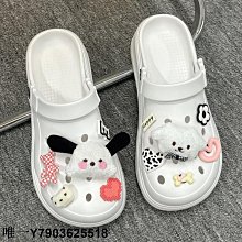 帆布包洞洞鞋何炅陳赫同款防滑洞洞鞋男情侶海邊夏季外穿厚底包頭沙灘涼拖鞋女 現貨 免運 歷史價格詳細信息