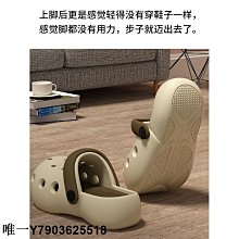 crors洞洞鞋女款夏季新厚底戶外防滑包頭增高半涼拖鞋 歷史價格詳細信息