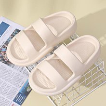『悅家』厚底防滑休閒運動拖鞋女士外穿夏季新款一字拖時尚百搭踩屎感涼拖拖鞋涼鞋休閒鞋~5827 歷史價格詳細信息