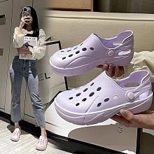 『悅家』厚底防滑休閒運動拖鞋女士外穿夏季新款一字拖時尚百搭踩屎感涼拖拖鞋涼鞋休閒鞋~5827 歷史價格詳細信息