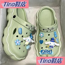 洞洞鞋ins學生洞洞鞋女外穿夏2023踩屎感軟底防滑情侶透氣拖鞋女 歷史價格詳細信息