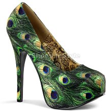 Shoes InStyle《五吋》美國品牌 BORDELLO 原廠正品水鑚厚底高跟包鞋 大尺碼『綠藍黃金色』 歷史價格詳細信息