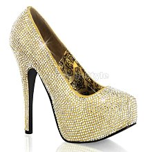 Shoes InStyle《五吋》美國品牌 BORDELLO 原廠正品水鑚厚底高跟包鞋 大尺碼『綠藍黃金色』 價格比較,價格查詢,歷史價格詳細信息