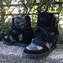 ASH -全新正品女款 秋冬毛絨坡跟內增高短靴350594 歷史價格詳細信息