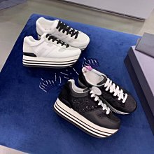 ♥公主♥頂級版本 H家 經典 運動鞋 歐美明星同款 牛皮 厚底鞋 增高休閒鞋 鬆糕鞋 夏黃廉盈 歷史價格詳細信息