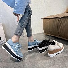 英倫風方頭厚底小皮xie女2022年春秋新款個性百搭復古潮酷單xie爆款 歷史價格詳細信息