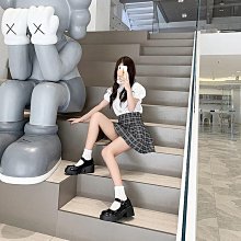 女鞋 瑪麗珍小皮鞋女圓典夏新款舒適淺口平底學院風一字帶復古休閒單鞋 歷史價格詳細信息