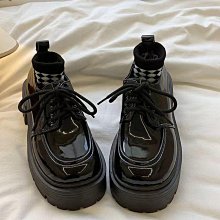 厚底樂福鞋韓版休閒潮流頭層牛皮一腳蹬真皮亮皮皮鞋透氣男鞋軟底 歷史價格詳細信息