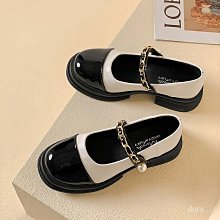 法式瑪麗珍小皮鞋女春秋季2023新款兒童亮鑽單鞋女童中大童公主鞋 歷史價格詳細信息