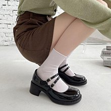 復古百搭圓頭厚底小皮鞋女2023新款春秋英倫風白色樂福鞋 歷史價格詳細信息