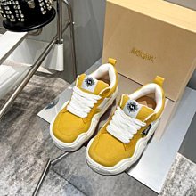 情侶款老爹鞋女新款春季大碼鞋子厚底增高真皮灰色休閑運動鞋 歷史價格詳細信息