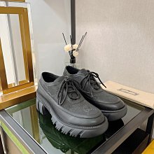 小牛皮拼布休閑鞋厚底系帶樂福鞋 35-41碼 跟高：6cm 防水台2cm~妖精館 歷史價格詳細信息