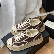 熱銷新款 CHA 香 麻繩編織厚底帆布鞋 明星大牌同款服裝包包 價格比較,價格查詢,歷史價格詳細信息