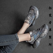 【拓荒者革製所】真皮厚底鞋四季款頭層牛皮樂福鞋增高一腳蹬休閒舒適單鞋真皮女鞋311 歷史價格詳細信息