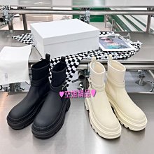 ♥空姐精品♥秋冬新品 The R*ow 原單 牛皮 真皮 金屬 皮帶 扣環 高跟 中靴 粗跟 騎士靴 工程靴 顯瘦美腿靴 價格比較,價格查詢,歷史價格詳細信息