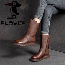 品牌真皮馬丁靴女2024新款爆款復古增高工裝春秋靴子厚底單靴短靴 歷史價格詳細信息