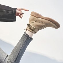 2020馬丁靴女冬季新款系帶騎士靴長靴高跟鞋防水臺長筒靴復古女靴 歷史價格詳細信息