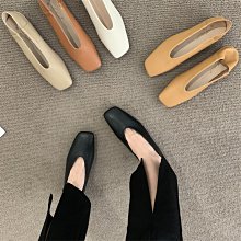 春季單鞋 平底平跟女鞋大小碼31 32 33 40 41 42 43圓頭淺口鞋子 歷史價格詳細信息