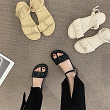 現貨 設計感小眾厚底鞋涼拖拖鞋女外穿平底鞋露趾女鞋子2022春夏女鞋子-誠信商鋪 歷史價格詳細信息