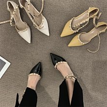 法式晚風通勤淺口單鞋女中跟2024春秋新款韓版復古仙女粗跟瑪麗珍 歷史價格詳細信息