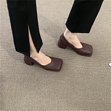 法式復古小高跟鞋女白色優雅女鞋32-40碼尖頭瑪麗珍鞋ins褶皺單鞋 歷史價格詳細信息