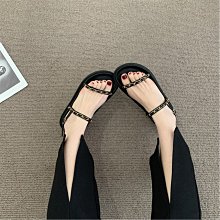 現貨 設計感ins小眾法式復古涼拖拖鞋女夏外穿氣質新款時尚高跟涼鞋子-誠信商鋪 歷史價格詳細信息