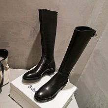 【熱賣精選】長筒靴女騎士靴2021春秋季新款中筒靴長靴小眾西部牛仔靴白色靴子 歷史價格詳細信息