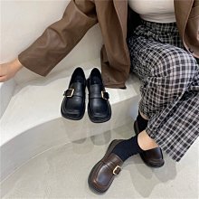 現貨熱銷-法式復古粗跟單鞋韓版拼色樂福鞋2022年秋季新款女鞋英倫風小皮鞋爆款 歷史價格詳細信息
