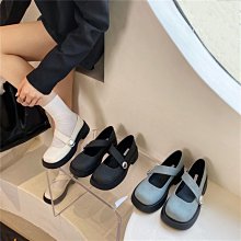 現貨熱銷-設計感小眾低跟單鞋小皮鞋英倫風2022年秋冬樂福鞋女鞋法式分趾鞋爆款 歷史價格詳細信息