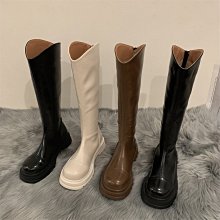 現貨熱銷-設計感小眾低跟單鞋小皮鞋英倫風2022年秋冬樂福鞋女鞋法式分趾鞋爆款 歷史價格詳細信息