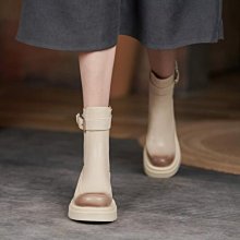 ins靴子女西部牛仔靴中跟不過膝長靴復古高筒靴粗跟v口騎士靴 歷史價格詳細信息