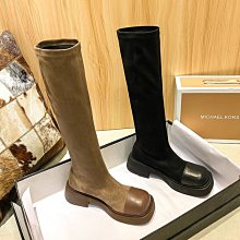 長靴高跟厚底長筒靴女2023年新款單靴小個子中高筒不過膝長靴子【台灣公司免稅開發票】 歷史價格詳細信息