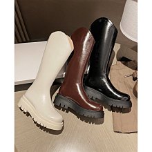 秋冬高筒騎士靴不過膝單靴尖頭高跟女鞋粗跟軟皮顯瘦女靴40 41 42 歷史價格詳細信息