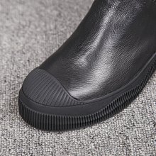 女鞋 大頭馬丁靴女新款秋季英倫風復古短靴學生厚底增高小個子炸街 歷史價格詳細信息