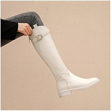不過膝女靴白色靴子女西部高筒騎士靴顯瘦靴異形跟粗跟牛仔靴長靴 歷史價格詳細信息